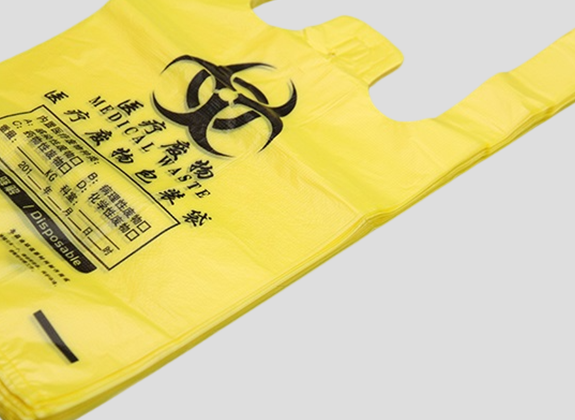 Fully degradable medical waste collection bag